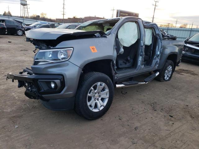 1GCGTCEN2M1145004 - 2021 CHEVROLET COLORADO LT GRAY photo 1