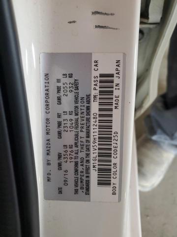 JM1GL1V59H1112480 - 2017 MAZDA 6 TOURING თეთრი ფოტო 12