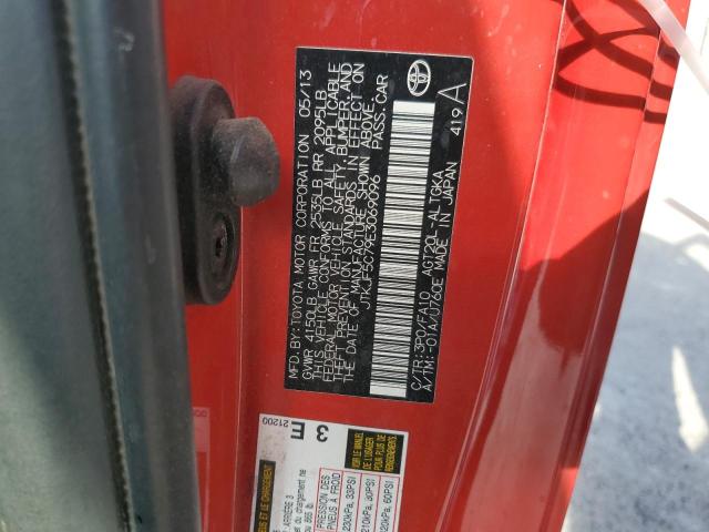 JTKJF5C79E3069096 - 2014 TOYOTA SCION TC 红色 照片 13