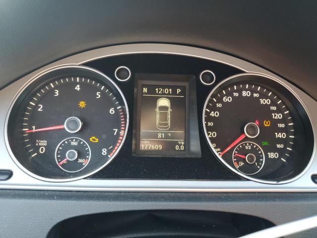 WVWMN7AN5CE510342 - 2012 VOLKSWAGEN CC SPORT BLACK photo 9