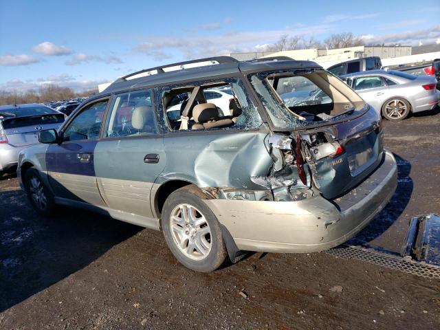 4S3BH6756Y7644224 - 2000 SUBARU LEGACY OUTBACK AWP 绿色 照片 2