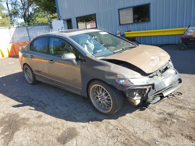 2HGFA55557H708440 - 2007 HONDA CIVIC SI GRAY photo 4