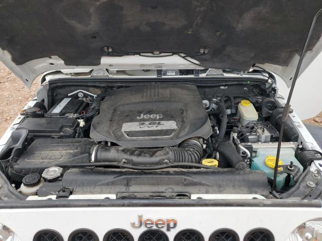 1C4BJWEG1DL626904 - 2013 JEEP WRANGLER U SAHARA თეთრი ფოტო 11