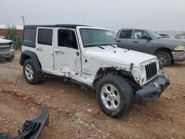 1C4BJWEG1DL626904 - 2013 JEEP WRANGLER U SAHARA თეთრი ფოტო 4