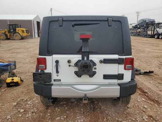 1C4BJWEG1DL626904 - 2013 JEEP WRANGLER U SAHARA თეთრი ფოტო 6