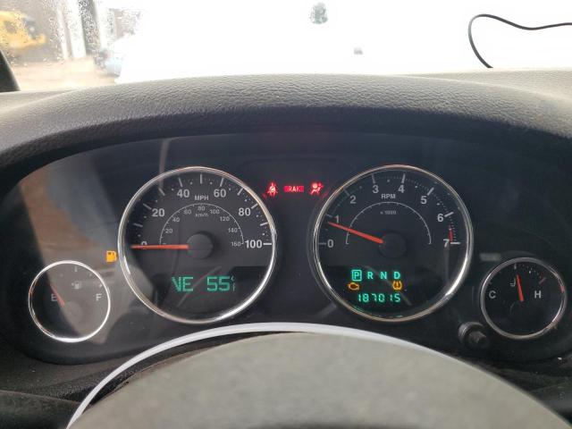 1C4BJWEG1DL626904 - 2013 JEEP WRANGLER U SAHARA თეთრი ფოტო 9