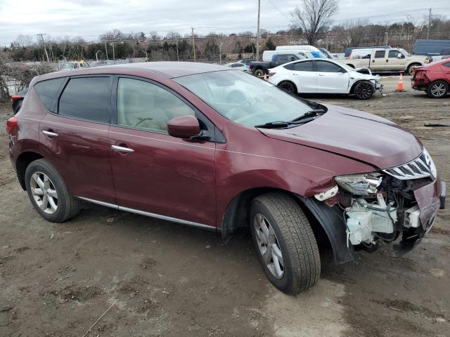 JN8AZ18W19W141568 - 2009 NISSAN MURANO S MAROON photo 4