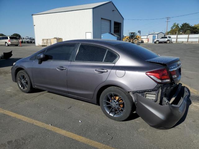 19XFB2F55EE058204 - 2014 HONDA CIVIC LX ნაცრისფერი ფოტო 2