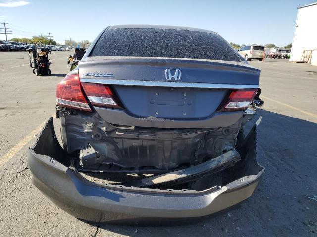 19XFB2F55EE058204 - 2014 HONDA CIVIC LX ნაცრისფერი ფოტო 6