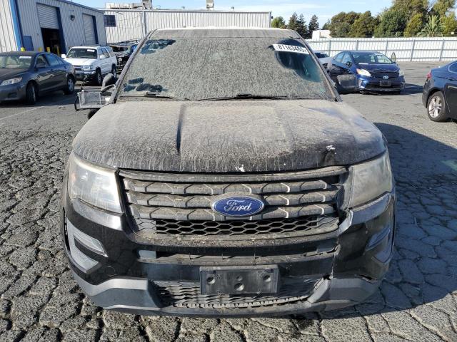 1FM5K8AR2HGC25532 - 2017 FORD EXPLORER POLICE INTERCEPTOR Черный фото 5
