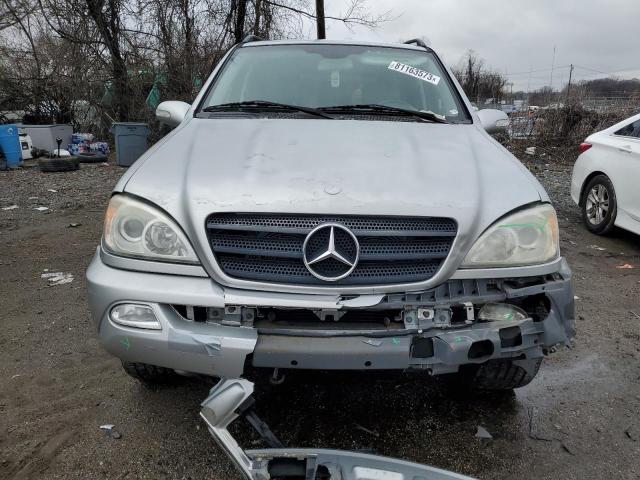 4JGAB57E45A544849 - 2005 MERCEDES-BENZ ML 350 SILVER photo 5