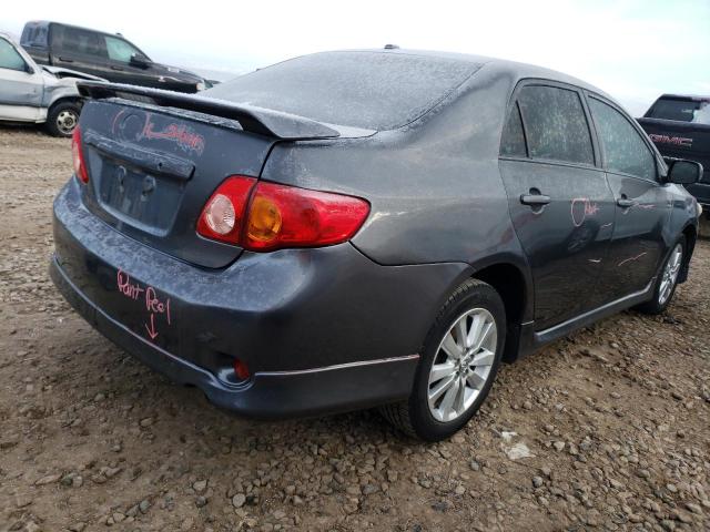 1NXBU4EE0AZ328033 - 2010 TOYOTA COROLLA BASE GRAY photo 3