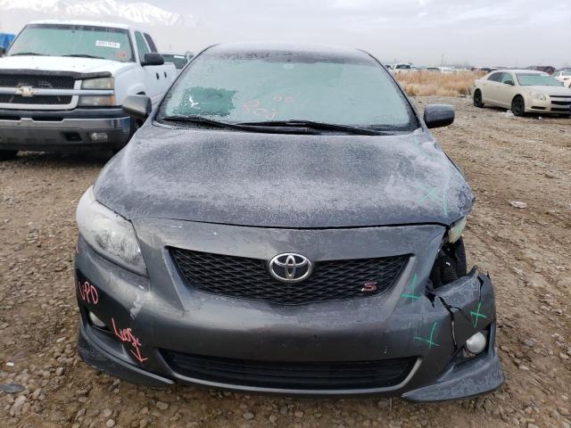 1NXBU4EE0AZ328033 - 2010 TOYOTA COROLLA BASE GRAY photo 5