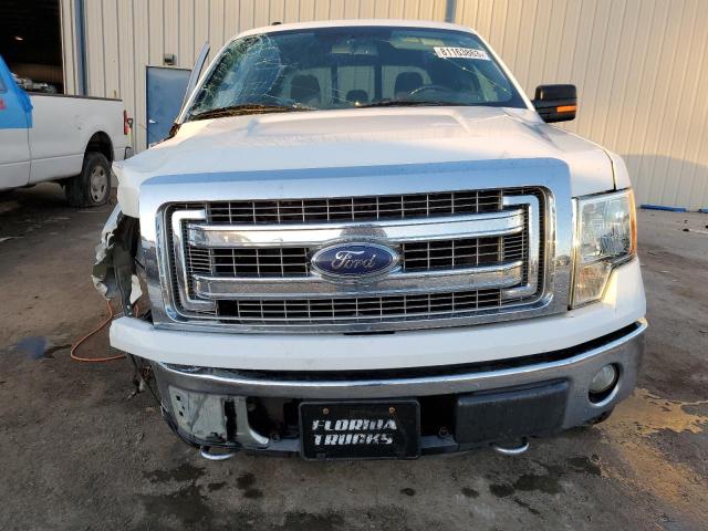 1FTFW1EF4DKE75043 - 2013 FORD F150 SUPERCREW WHITE photo 5