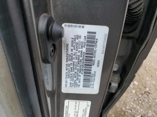 4T1BE32K02U564426 - 2002 TOYOTA CAMRY LE GRAY photo 12