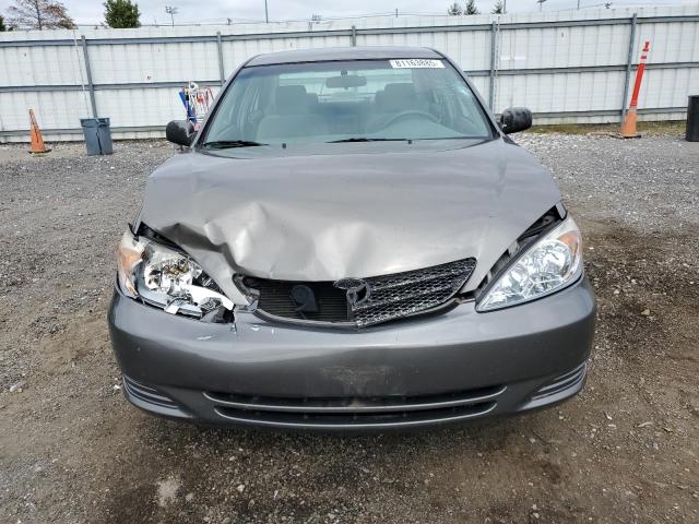 4T1BE32K02U564426 - 2002 TOYOTA CAMRY LE GRAY photo 5