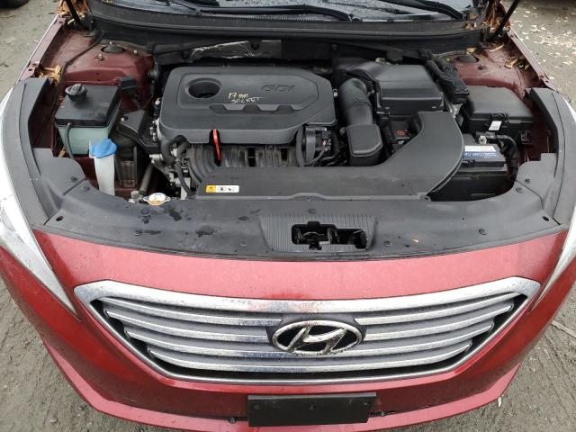 5NPE24AF4FH144219 - 2015 HYUNDAI SONATA SE RED photo 11