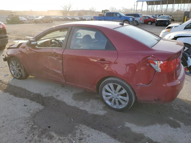 KNAFW4A37A5049433 - 2010 KIA FORTE SX RED photo 2