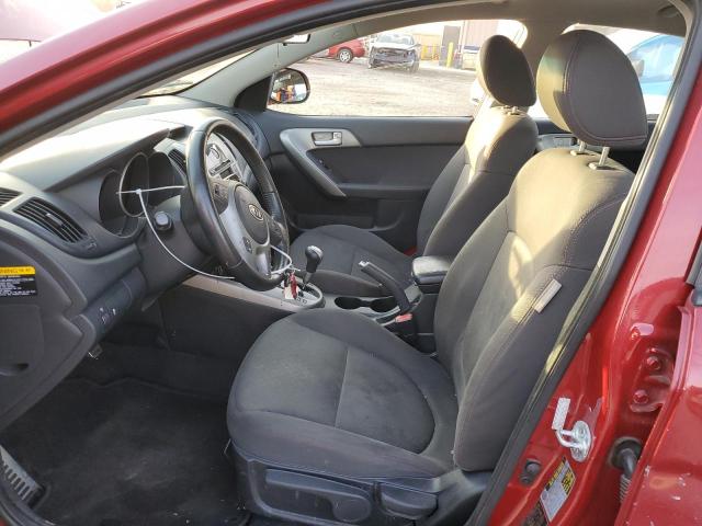 KNAFW4A37A5049433 - 2010 KIA FORTE SX RED photo 7