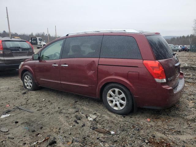 5N1BV28U79N108320 - 2009 NISSAN QUEST S BURGUNDY photo 2