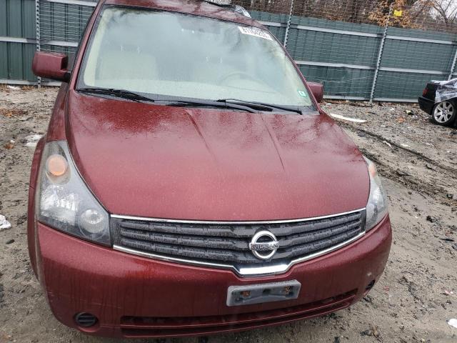 5N1BV28U79N108320 - 2009 NISSAN QUEST S BURGUNDY photo 5