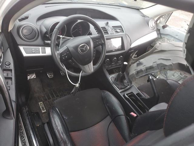 JM1BL1L38D1805725 - 2013 MAZDA SPEED 3 WHITE photo 8