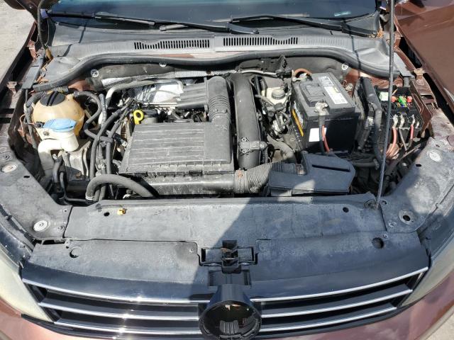 3VW2B7AJ7HM323809 - 2017 VOLKSWAGEN JETTA S BROWN photo 11