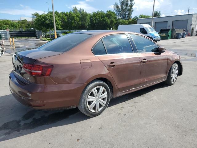 3VW2B7AJ7HM323809 - 2017 VOLKSWAGEN JETTA S BROWN photo 3