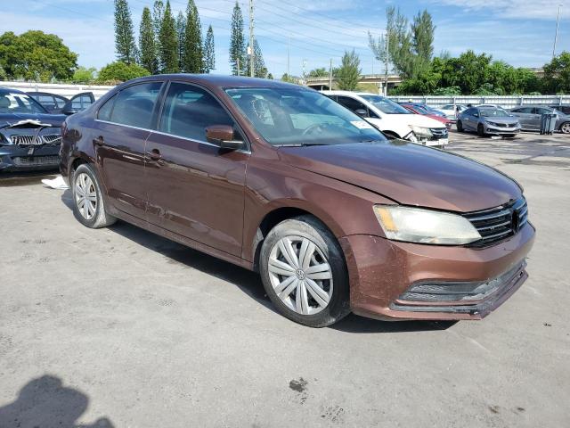 3VW2B7AJ7HM323809 - 2017 VOLKSWAGEN JETTA S BROWN photo 4