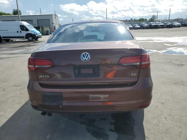 3VW2B7AJ7HM323809 - 2017 VOLKSWAGEN JETTA S BROWN photo 6