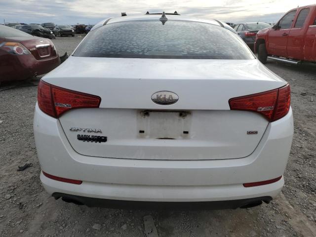 KNAGM4A79D5385943 - 2013 KIA OPTIMA LX WHITE photo 6