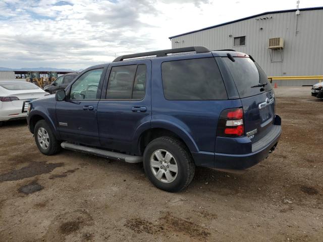 1FMEU73E17UB70733 - 2007 FORD EXPLORER XLT BLUE photo 2