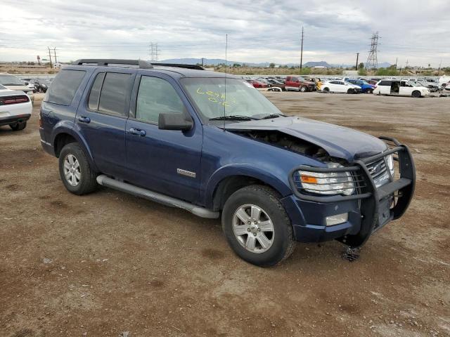 1FMEU73E17UB70733 - 2007 FORD EXPLORER XLT BLUE photo 4