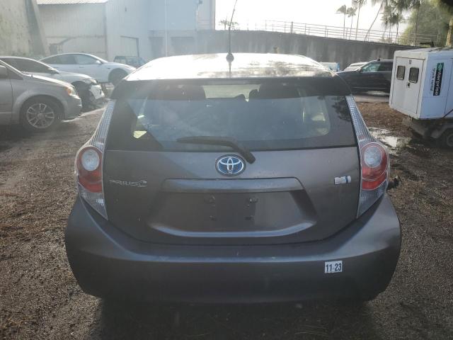 JTDKDTB33D1054589 - 2013 TOYOTA PRIUS C GRAY photo 6