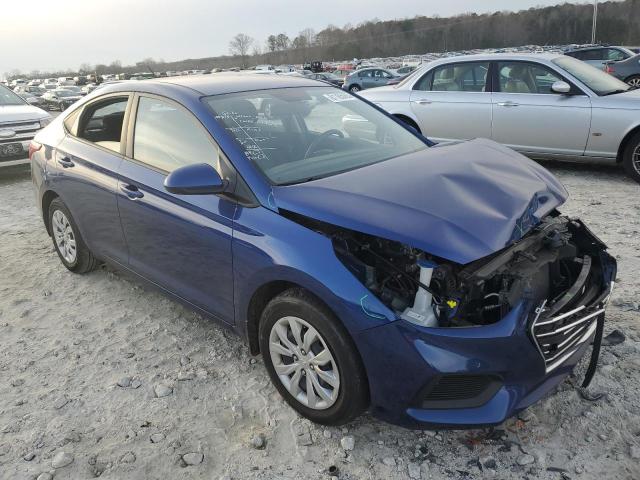 3KPC24A67LE125333 - 2020 HYUNDAI ACCENT SE BLUE photo 4