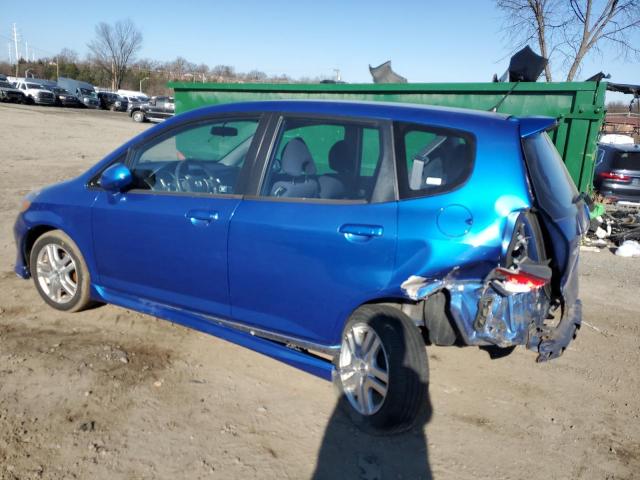 JHMGD38617S033051 - 2007 HONDA FIT S 蓝色 照片 2