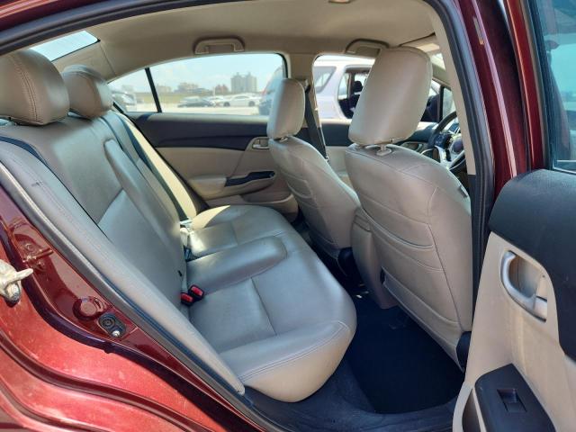 19XFB2F5XEE063317 - 2014 HONDA CIVIC LX MAROON photo 10