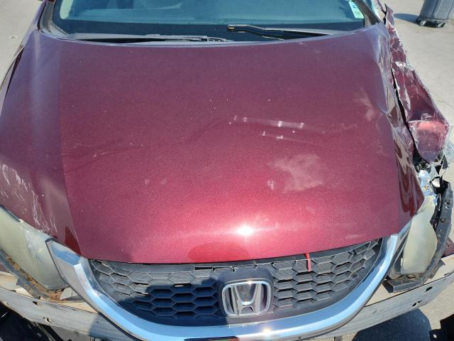 19XFB2F5XEE063317 - 2014 HONDA CIVIC LX MAROON photo 11