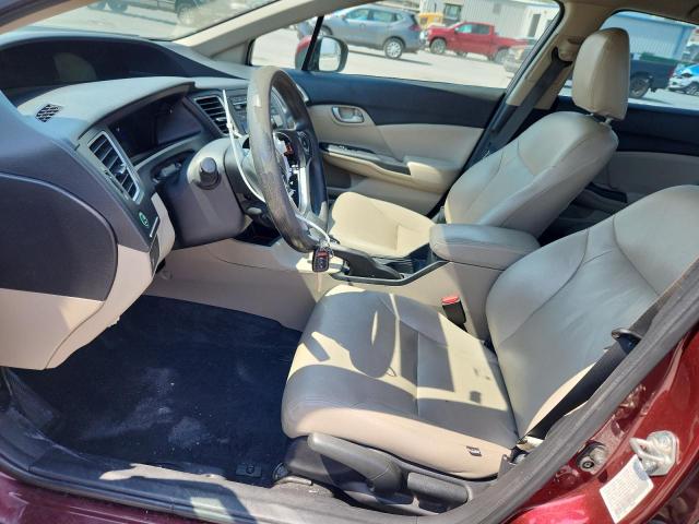 19XFB2F5XEE063317 - 2014 HONDA CIVIC LX MAROON photo 7
