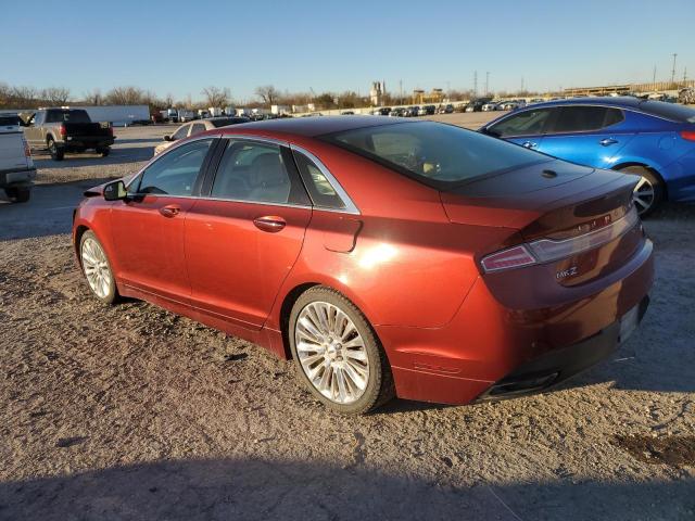 3LN6L2G90ER801502 - 2014 LINCOLN MKZ RED photo 2
