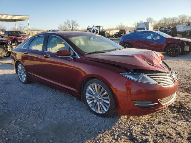 3LN6L2G90ER801502 - 2014 LINCOLN MKZ RED photo 4