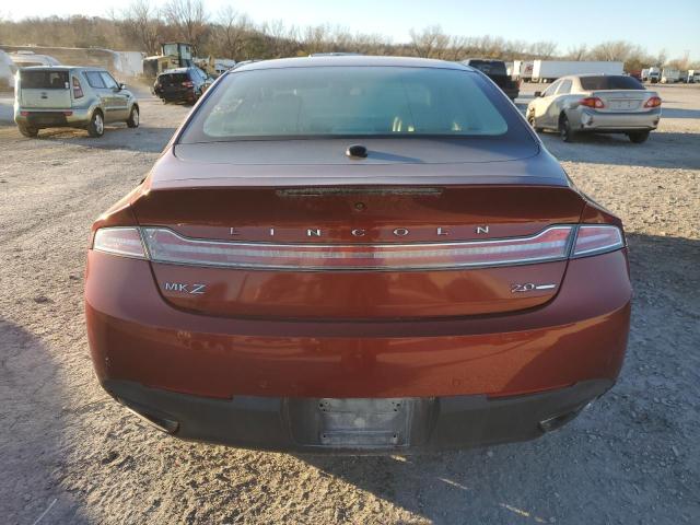 3LN6L2G90ER801502 - 2014 LINCOLN MKZ RED photo 6