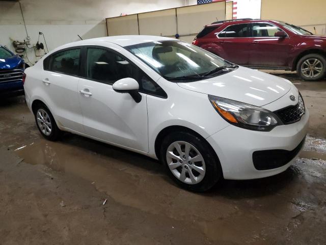 KNADM4A35C6083543 - 2012 KIA RIO LX WHITE photo 4