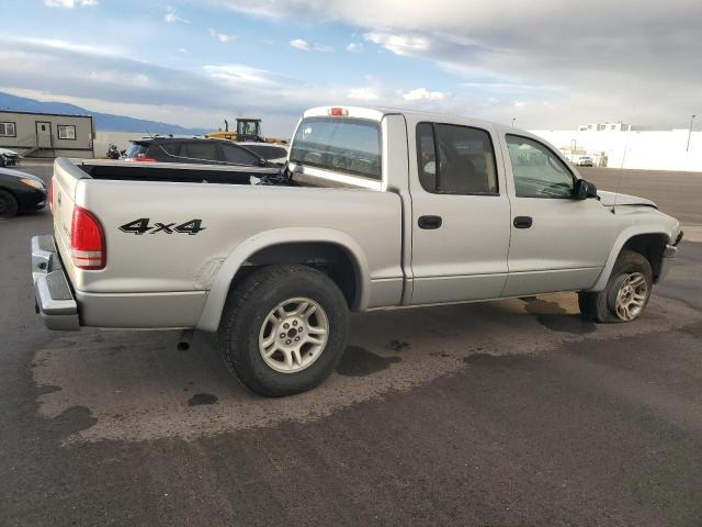 1D7HG48N63S294766 - 2003 DODGE DAKOTA QUAD SLT SILVER photo 3