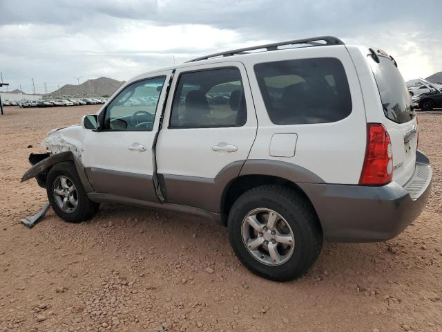 4F2YZ06115KM32407 - 2005 MAZDA TRIBUTE S WHITE photo 2