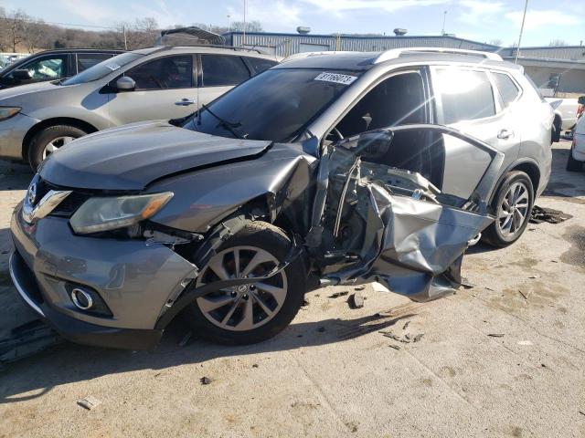 5N1AT2MT5GC758304 - 2016 NISSAN ROGUE S GRAY photo 1