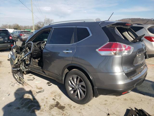 5N1AT2MT5GC758304 - 2016 NISSAN ROGUE S GRAY photo 2