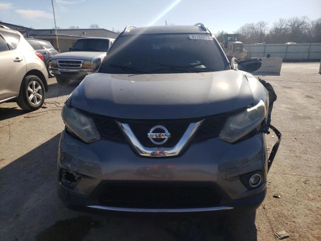 5N1AT2MT5GC758304 - 2016 NISSAN ROGUE S GRAY photo 5