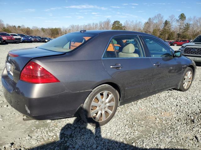 1HGCM66506A054460 - 2006 HONDA ACCORD EX GRAY photo 3