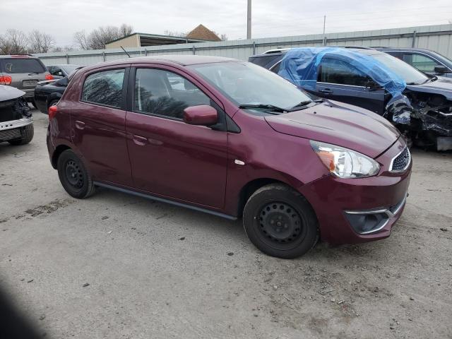 ML32A3HJ4HH009238 - 2017 MITSUBISHI MIRAGE ES MAROON photo 4